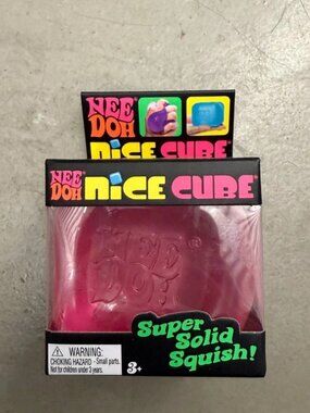 Schylling NeeDoh Nice Cube 2.25" Pink